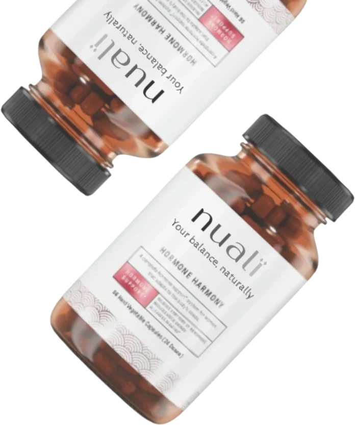 Two jars of Nualï capsules