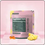 Supplement facts printed on the Feminine Balance Gummies pouch